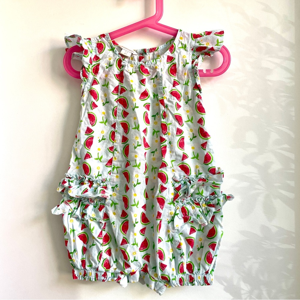 Watermelon romper 2-3Y. Super trendy and cute.